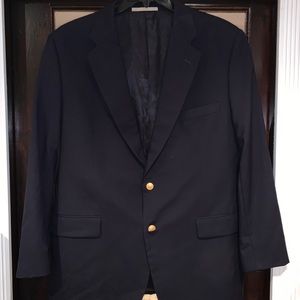 Men’s burr berry sport coat with gold buttons